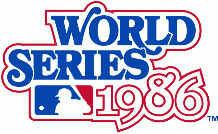 MLB World Series 1986 Primary Logo iron on transfers for T-shirts